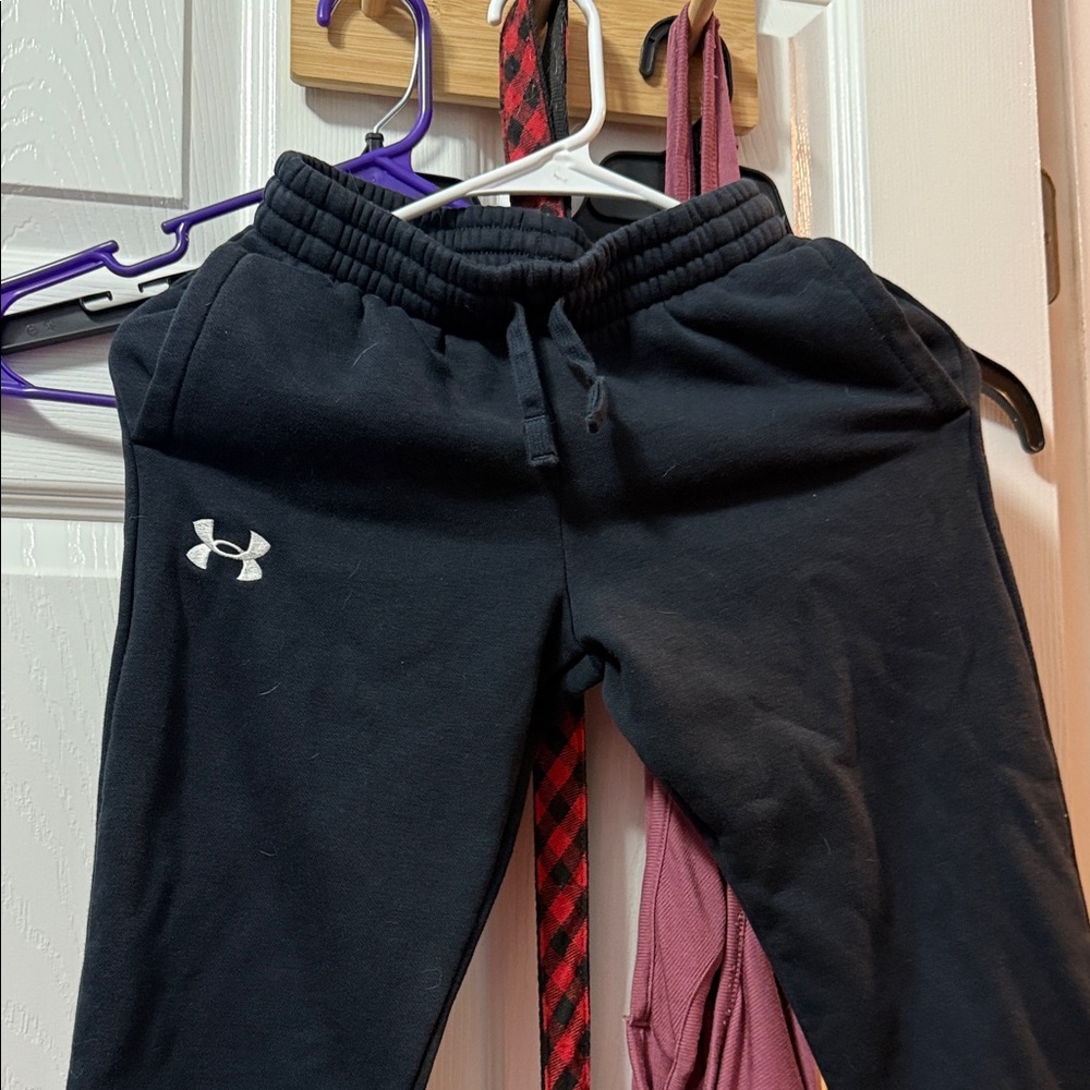 Under Armour Kids Black Sweatpants